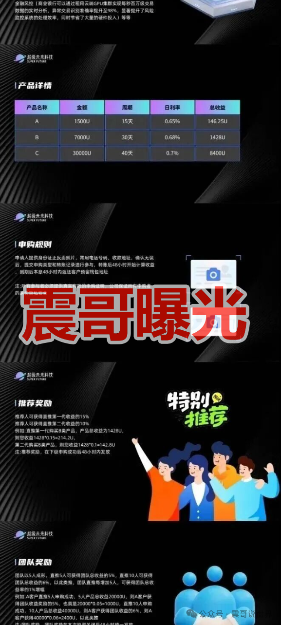 超级未来Super Future AI是资金盘骗局，单割会员，即将崩盘！